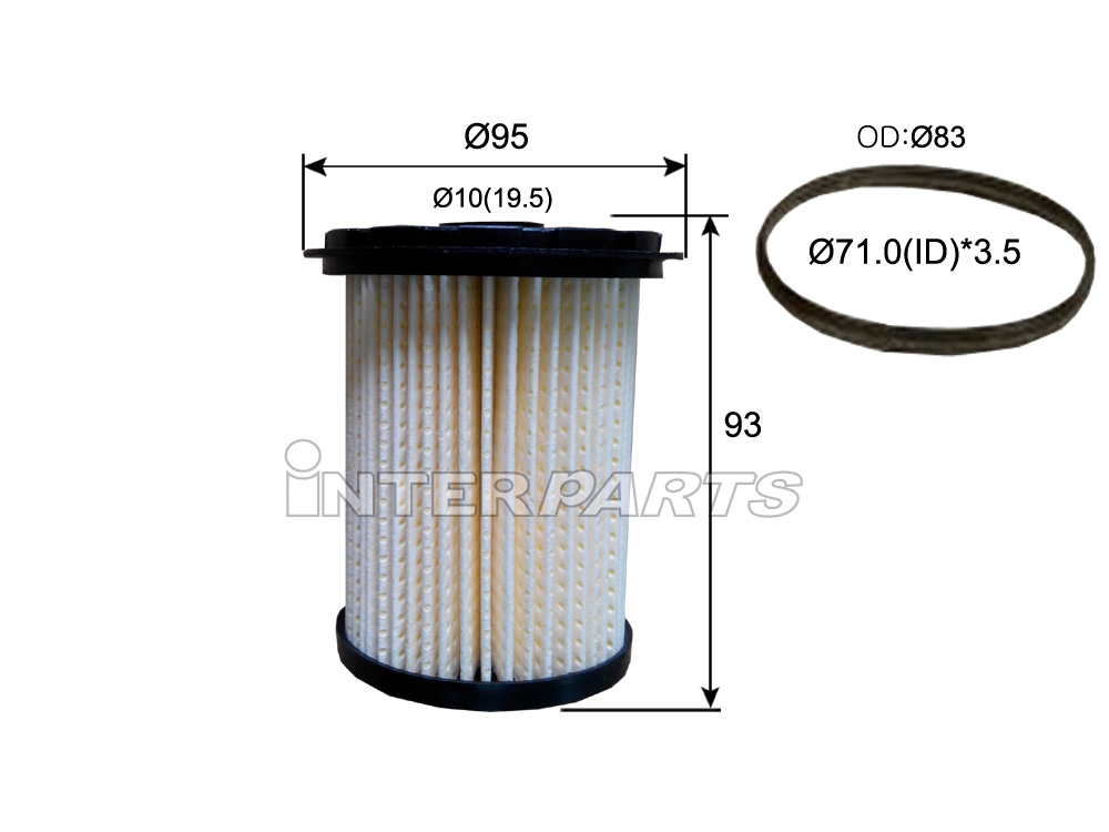 Interparts filter IPEF-143 Топливный фильтр IPEF143: Купить в Польше - Отличная цена на 2407.PL!