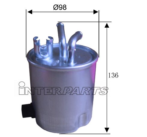 Interparts filter IPF-223 Fuel filter IPF223: Buy near me in Poland at 2407.PL - Good price!