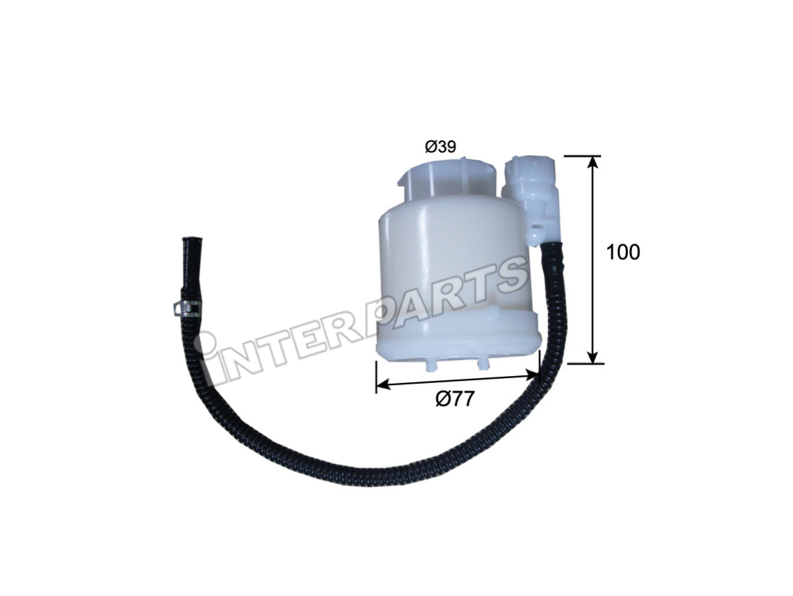 Interparts filter IPFT-109 Fuel filter IPFT109: Buy near me in Poland at 2407.PL - Good price!