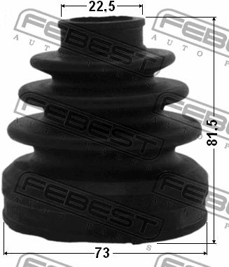 Febest CV joint boot inner – price 70 PLN