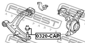 Купити Febest 0320CAP – суперціна на 2407.PL!