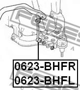 Front stabilizer bar, right Febest 0623-BHFR