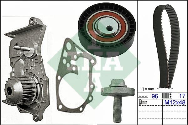  530 0604 30 TIMING BELT KIT WITH WATER PUMP 530060430: Buy near me in Poland at 2407.PL - Good price!
