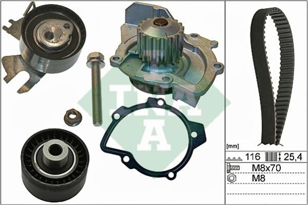 INA 530 0558 31 TIMING BELT KIT WITH WATER PUMP 530055831: Buy near me at 2407.PL in Poland at an Affordable price!