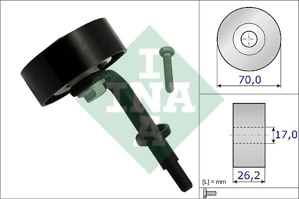 INA 531 0783 10 V-ribbed belt tensioner (drive) roller 531078310: Buy near me in Poland at 2407.PL - Good price!