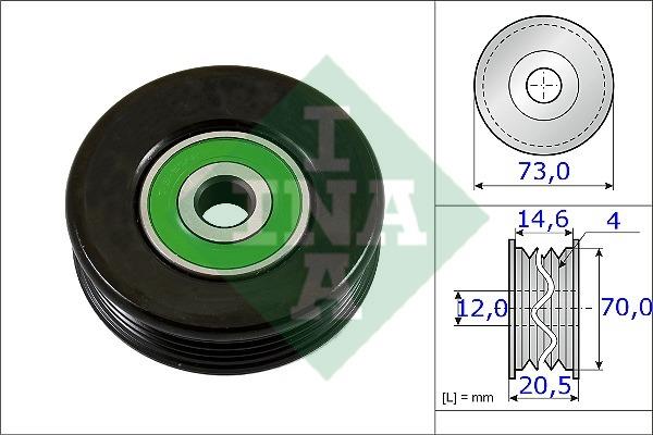 INA 531 0852 10 V-ribbed belt tensioner (drive) roller 531085210: Buy near me in Poland at 2407.PL - Good price!