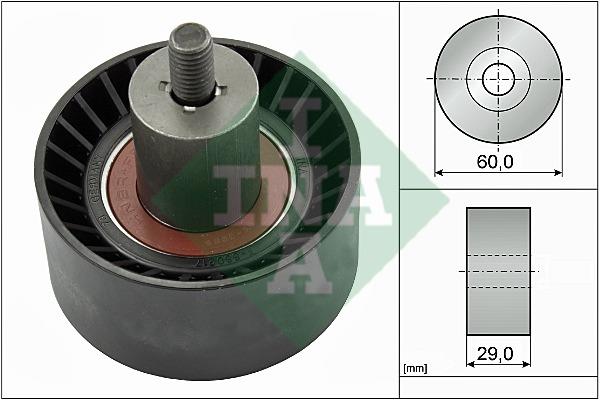 INA 532 0187 10 Tensioner pulley, timing belt 532018710: Buy near me in Poland at 2407.PL - Good price!