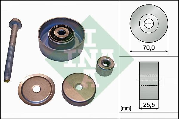 INA 532 0665 10 Idler Pulley 532066510: Buy near me in Poland at 2407.PL - Good price!