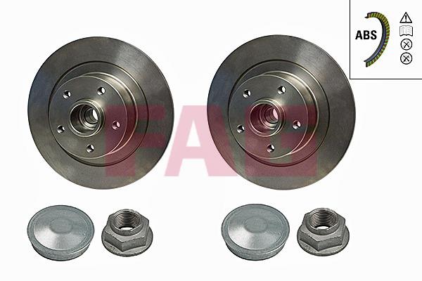 FAG 713 5311 70 Rear brake disc, non-ventilated 713531170: Buy near me in Poland at 2407.PL - Good price!