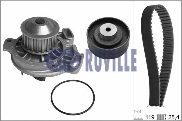 Ruville 55401711 TIMING BELT KIT WITH WATER PUMP 55401711: Buy near me in Poland at 2407.PL - Good price!
