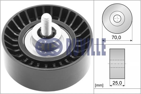 Ruville 57107 V-ribbed belt tensioner (drive) roller 57107: Buy near me in Poland at 2407.PL - Good price!