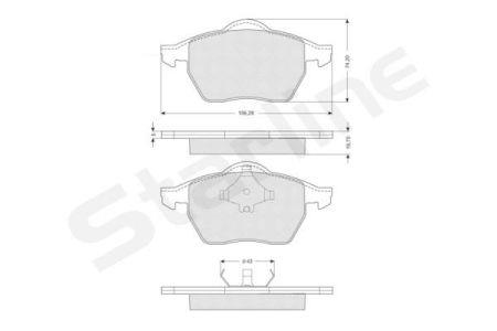 StarLine BD S007S Brake Pad Set, disc brake BDS007S: Buy near me at 2407.PL in Poland at an Affordable price!