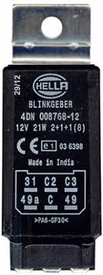 Direction indicator relay Hella 4DN 008 768-121