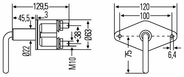 Hella 6EK 008 458-011 Выключатель аккумуляторной батареи, аккумуляторная батарея 6EK008458011: Отличная цена - Купить в Польше на 2407.PL!