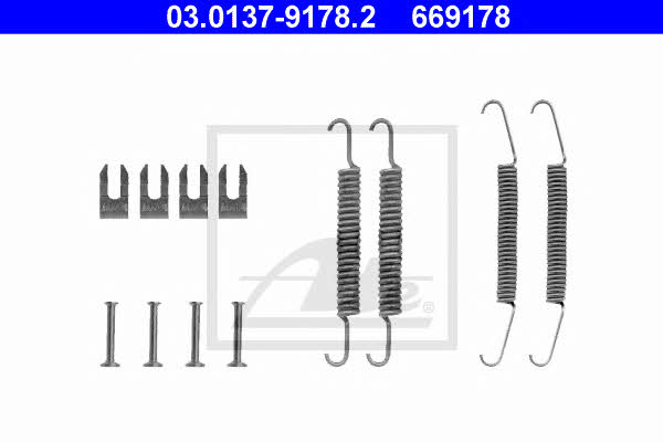 Ate 03.0137-9178.2 Mounting kit brake pads 03013791782: Buy near me in Poland at 2407.PL - Good price!