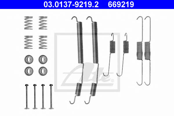 Ate 03.0137-9219.2 Mounting kit brake pads 03013792192: Buy near me in Poland at 2407.PL - Good price!