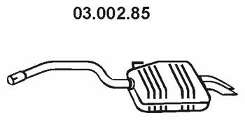 Eberspaecher 03.002.85 End Silencer 0300285: Buy near me in Poland at 2407.PL - Good price!