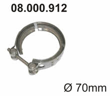Eberspaecher 08.000.912 Exhaust clamp 08000912: Buy near me in Poland at 2407.PL - Good price!