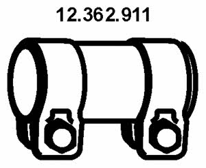 Eberspaecher 12.362.911 Exhaust clamp 12362911: Buy near me in Poland at 2407.PL - Good price!