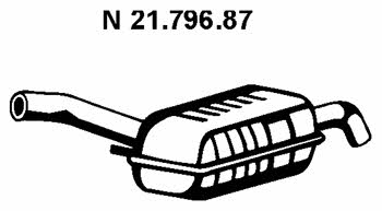 Eberspaecher 21.796.87 Tłumik, część tylna 2179687: Dobra cena w Polsce na 2407.PL - Kup Teraz!