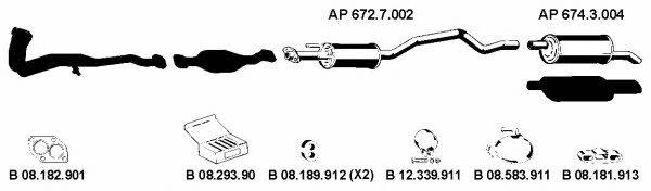 Eberspaecher AP_2226 Exhaust system AP2226: Buy near me at 2407.PL in Poland at an Affordable price!