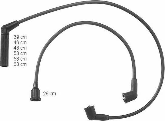 Beru ZEF884 Ignition cable kit ZEF884: Buy near me in Poland at 2407.PL - Good price!