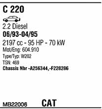 MB22006 Abgasanlage MB22006: Kaufen Sie zu einem guten Preis in Polen bei 2407.PL!