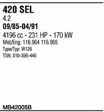  MB42005B Abgasanlage MB42005B: Kaufen Sie zu einem guten Preis in Polen bei 2407.PL!