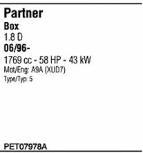  PET07978A Система выпуска отработаных газов PET07978A: Отличная цена - Купить в Польше на 2407.PL!