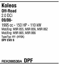  REK26653BA Система выпуска отработаных газов REK26653BA: Отличная цена - Купить в Польше на 2407.PL!