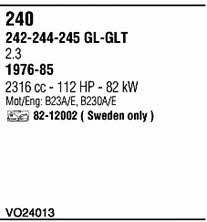  VO24013 Abgasanlage VO24013: Kaufen Sie zu einem guten Preis in Polen bei 2407.PL!