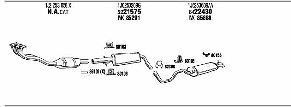 Купить Walker VW24004 по низкой цене в Польше!