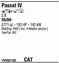  VW50165 Układ wydechowy VW50165: Dobra cena w Polsce na 2407.PL - Kup Teraz!