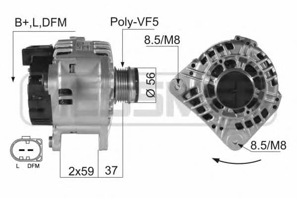 Messmer 210007 Alternator 210007: Buy near me in Poland at 2407.PL - Good price!