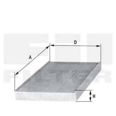 Fil filter HCK 7166 Фильтр салона с активированным углем HCK7166: Отличная цена - Купить в Польше на 2407.PL!