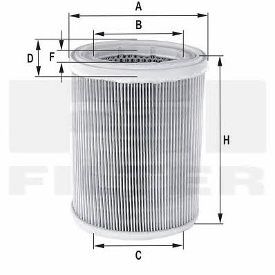 Fil filter HPU 4346 Air filter HPU4346: Buy near me in Poland at 2407.PL - Good price!
