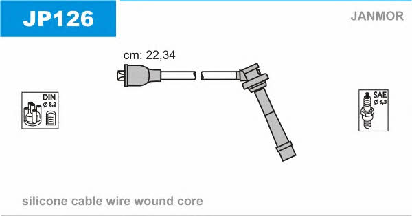 Janmor JP126 Ignition cable kit JP126: Buy near me in Poland at 2407.PL - Good price!