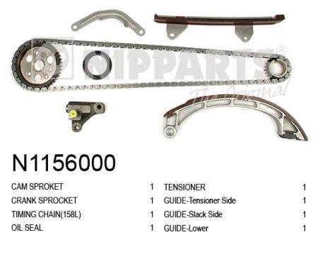 Nipparts N1156000 Timing chain kit N1156000: Buy near me in Poland at 2407.PL - Good price!