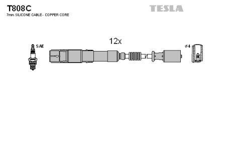 Tesla T808C Przewody wysokiego napięcia, komplet T808C: Dobra cena w Polsce na 2407.PL - Kup Teraz!