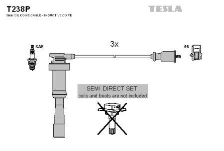 Tesla T238P Zündkabel kit T238P: Kaufen Sie zu einem guten Preis in Polen bei 2407.PL!