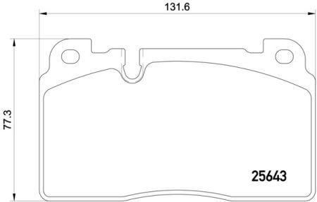 Brembo Brake Pad Set, disc brake – price 219 PLN