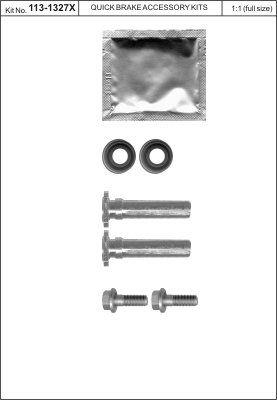 Quick brake 113-1327X Repair Kit, brake caliper 1131327X: Buy near me in Poland at 2407.PL - Good price!