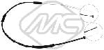 Metalcaucho 81338 Parking brake cable, right 81338: Buy near me in Poland at 2407.PL - Good price!