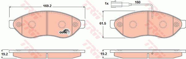 Купить TRW GDB1681 – отличная цена на 2407.PL!