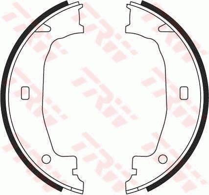TRW GS8432 Parking brake shoes GS8432: Buy near me in Poland at 2407.PL - Good price!