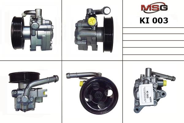 MSG KI003 Hydraulic Pump, steering system KI003: Buy near me in Poland at 2407.PL - Good price!