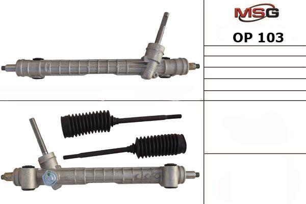 MSG OP103 Steering rack without power steering OP103: Buy near me in Poland at 2407.PL - Good price!