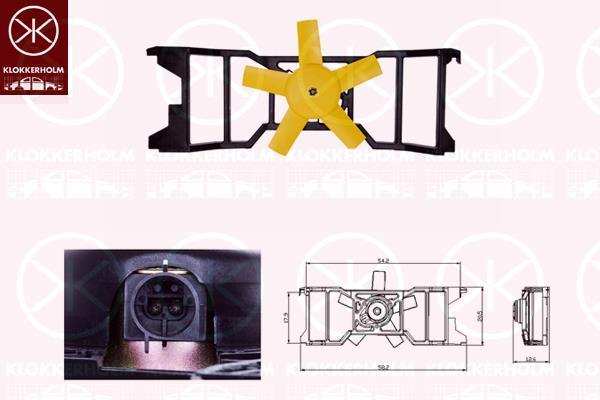 Klokkerholm 25642601 Hub, engine cooling fan wheel 25642601: Buy near me in Poland at 2407.PL - Good price!