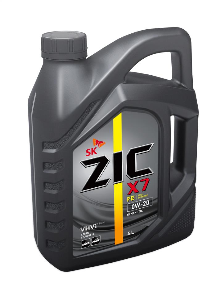 Engine oil ZIC X7 FE 0W-20, 4L ZIC 162617