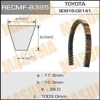 Masuma 8395 Ремінь клиновий 8395: Приваблива ціна - Купити у Польщі на 2407.PL!